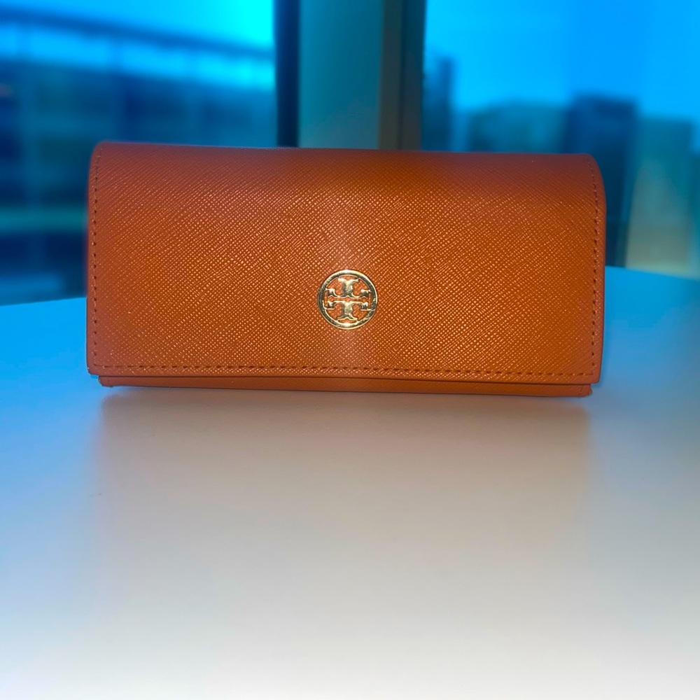Tory Burch sunglasses orange case